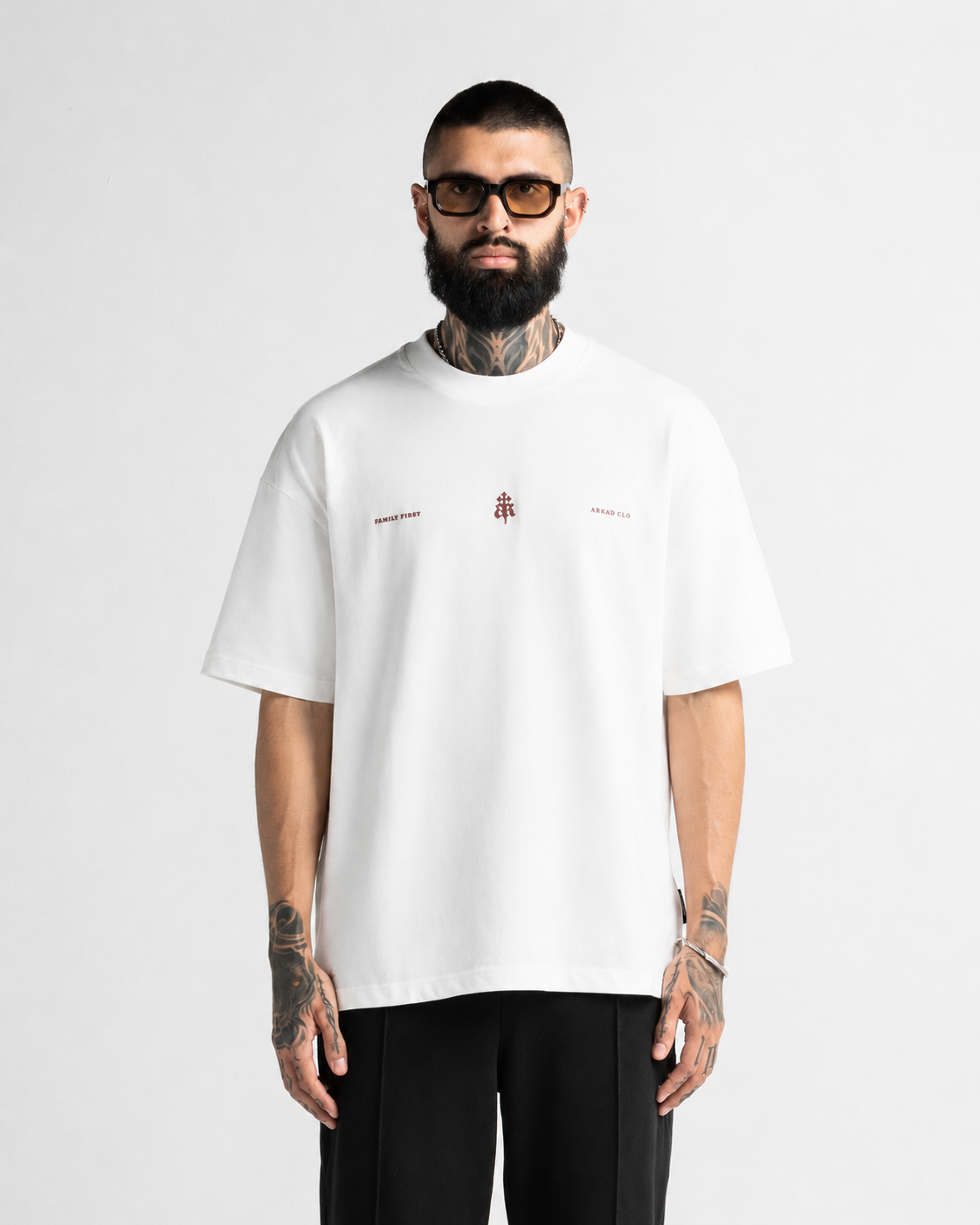 Tshirt Oversize Blanca Golden Snake