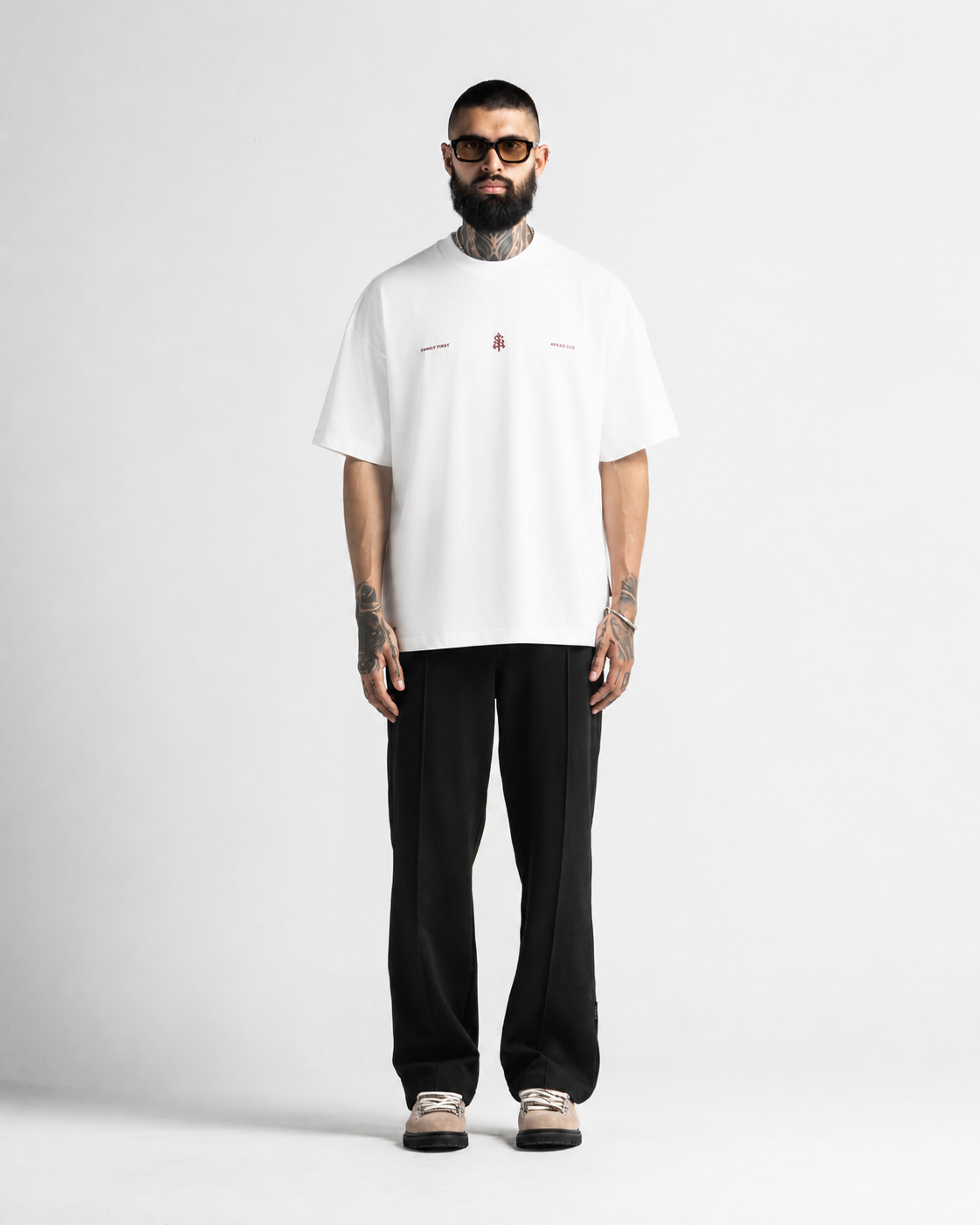 Tshirt Oversize Blanca Golden Snake