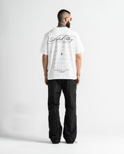Tshirt Regular Fit Blanca Arkad Clo Texto Gris