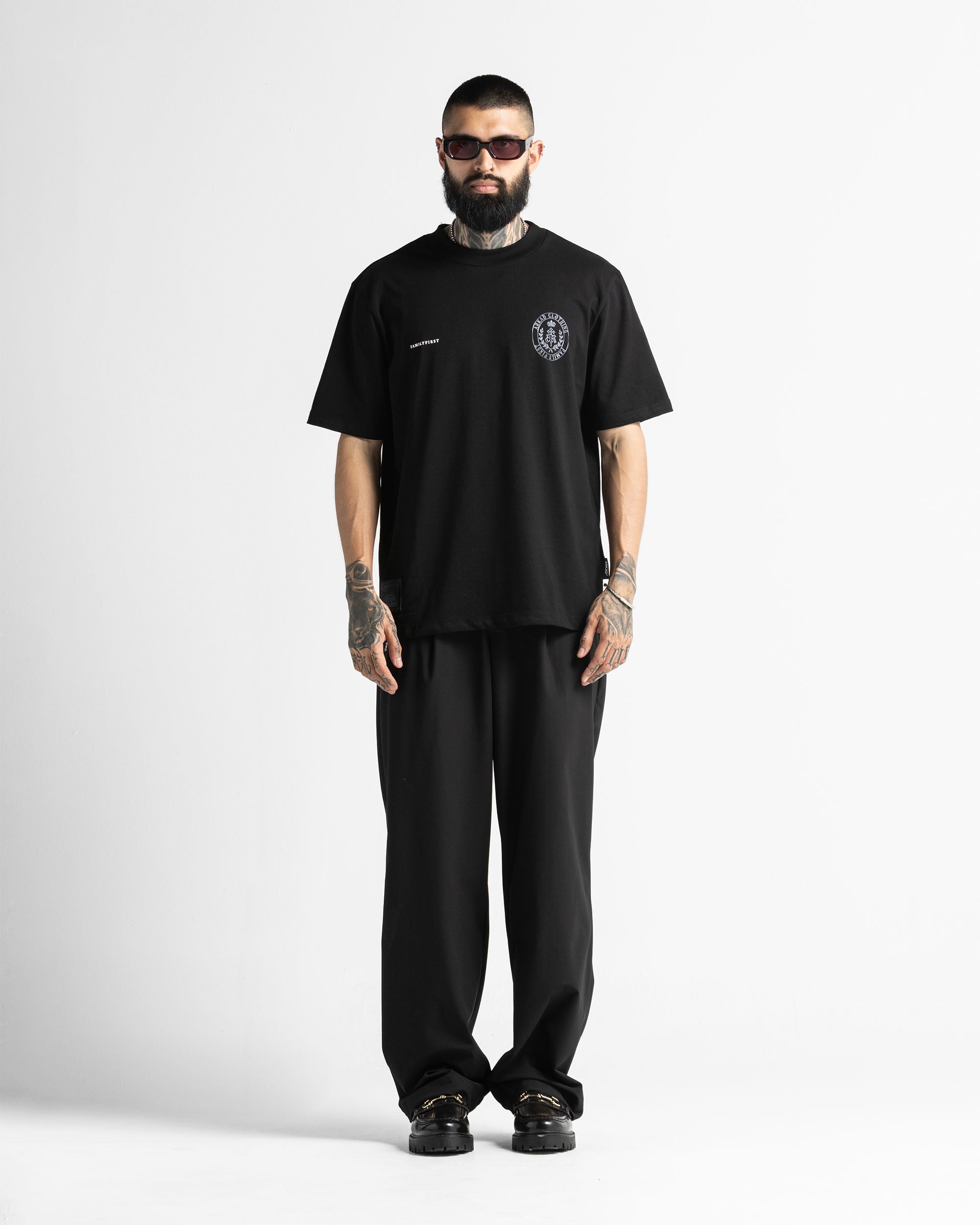 Tailored Relaxed Fit Negro
