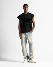 Tank Shirt Negra Velvet