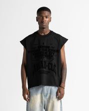 Tank Shirt Negra Velvet