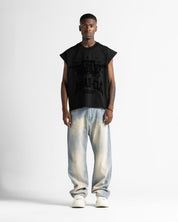 Tank Shirt Negra Velvet