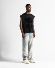 Tank Shirt Negra Velvet