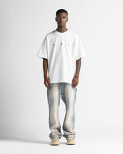 Tshirt Oversize Blanca Fleur De Lis