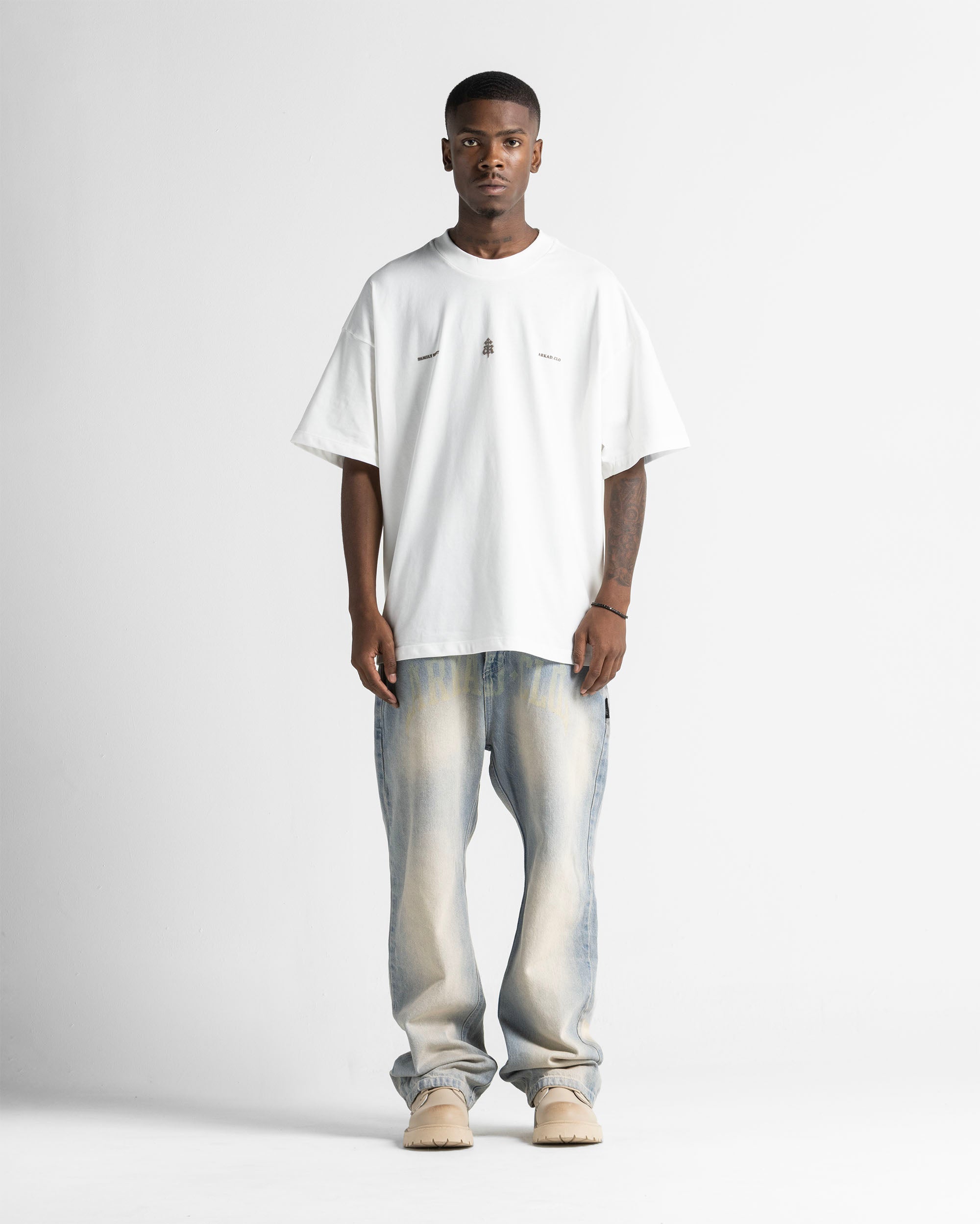 Tshirt Oversize Blanca Fleur De Lis
