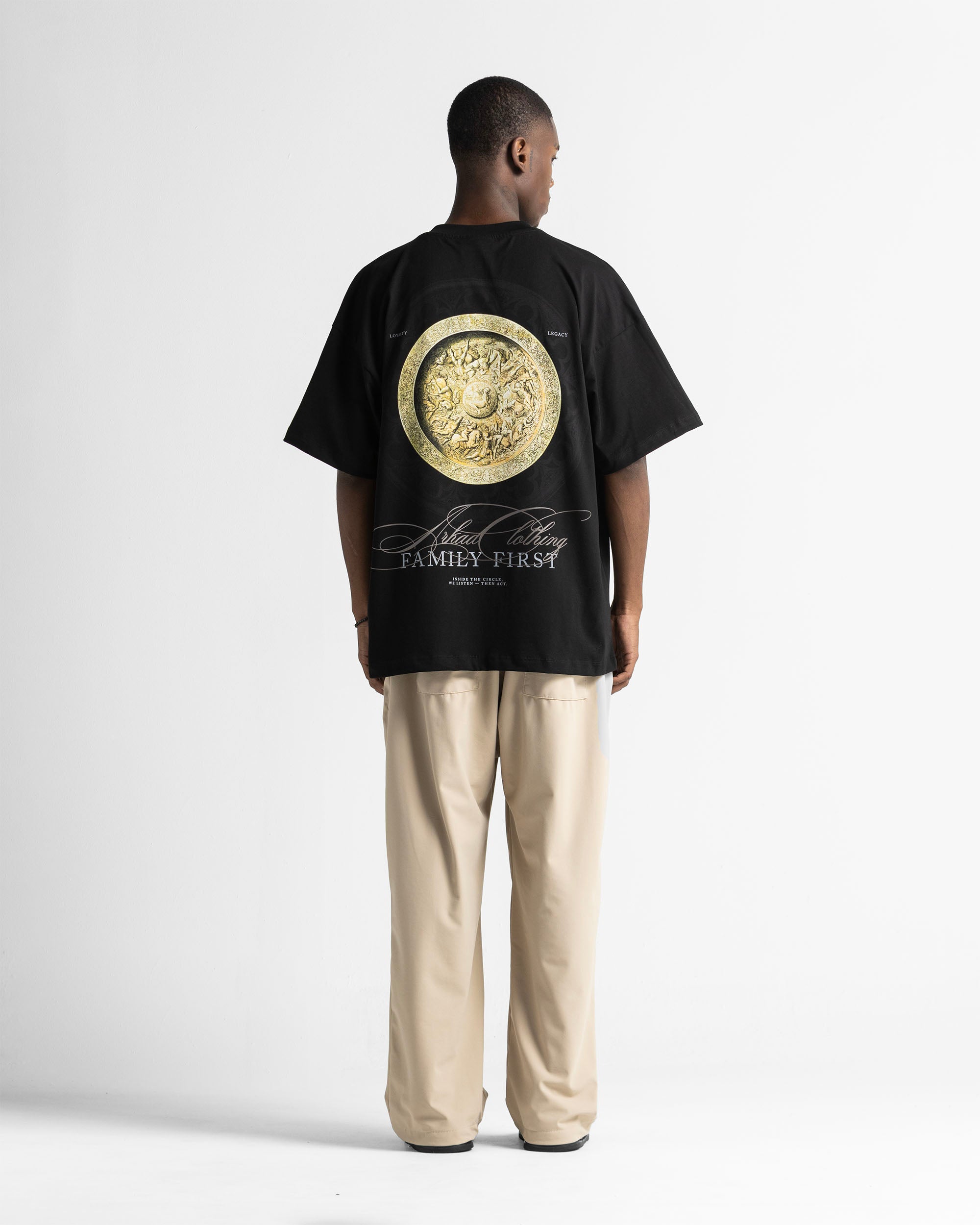Tshirt Oversize Negra Medal