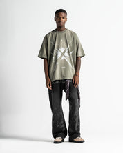 Washed Tshirt Verde Arkad Clo