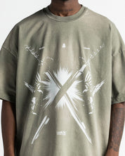 Washed Tshirt Verde Arkad Clo