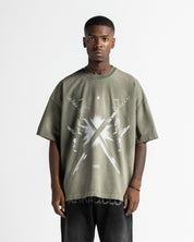 Washed Tshirt Verde Arkad Clo