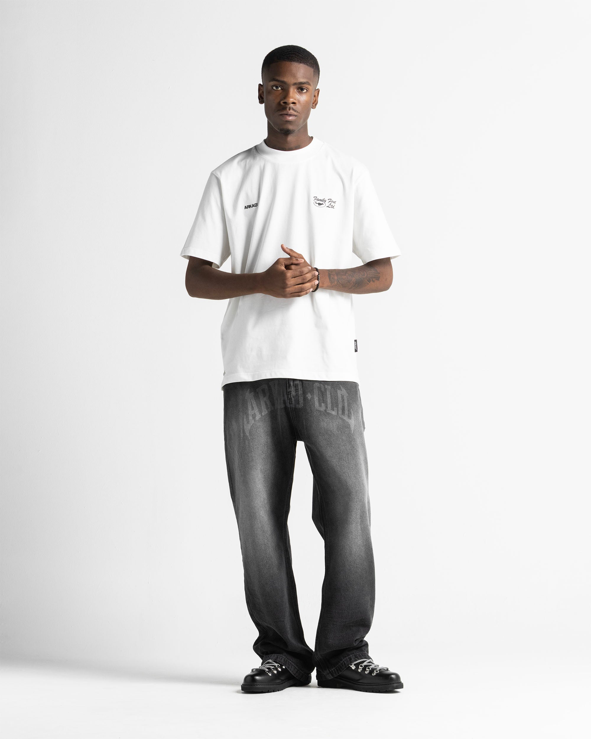 Denim Pant Negro Laser