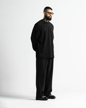 Long Sleeve Negro Velvet