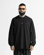 Long Sleeve Negro Velvet