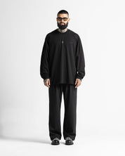 Long Sleeve Negro Velvet