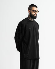 Long Sleeve Negro Velvet
