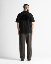 Tshirt Regular Fit Negra Velvet