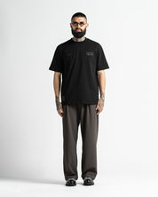 Tshirt Regular Fit Negra Velvet