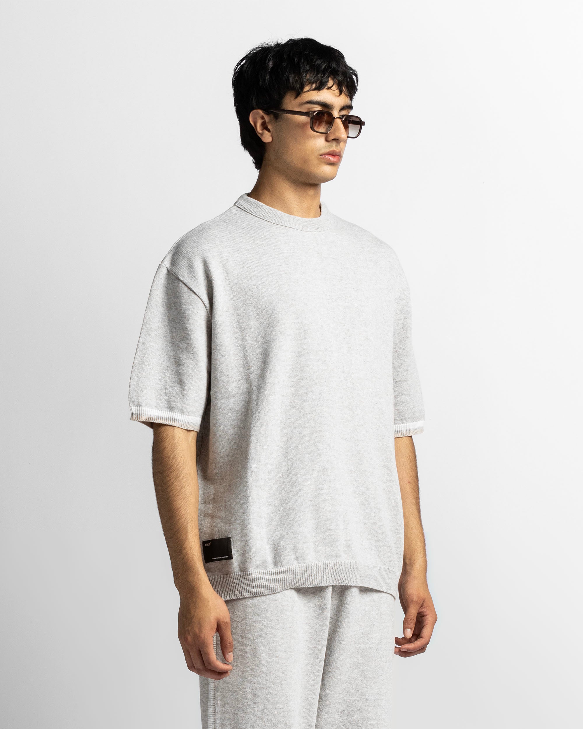 Knit Tshirt Gris
