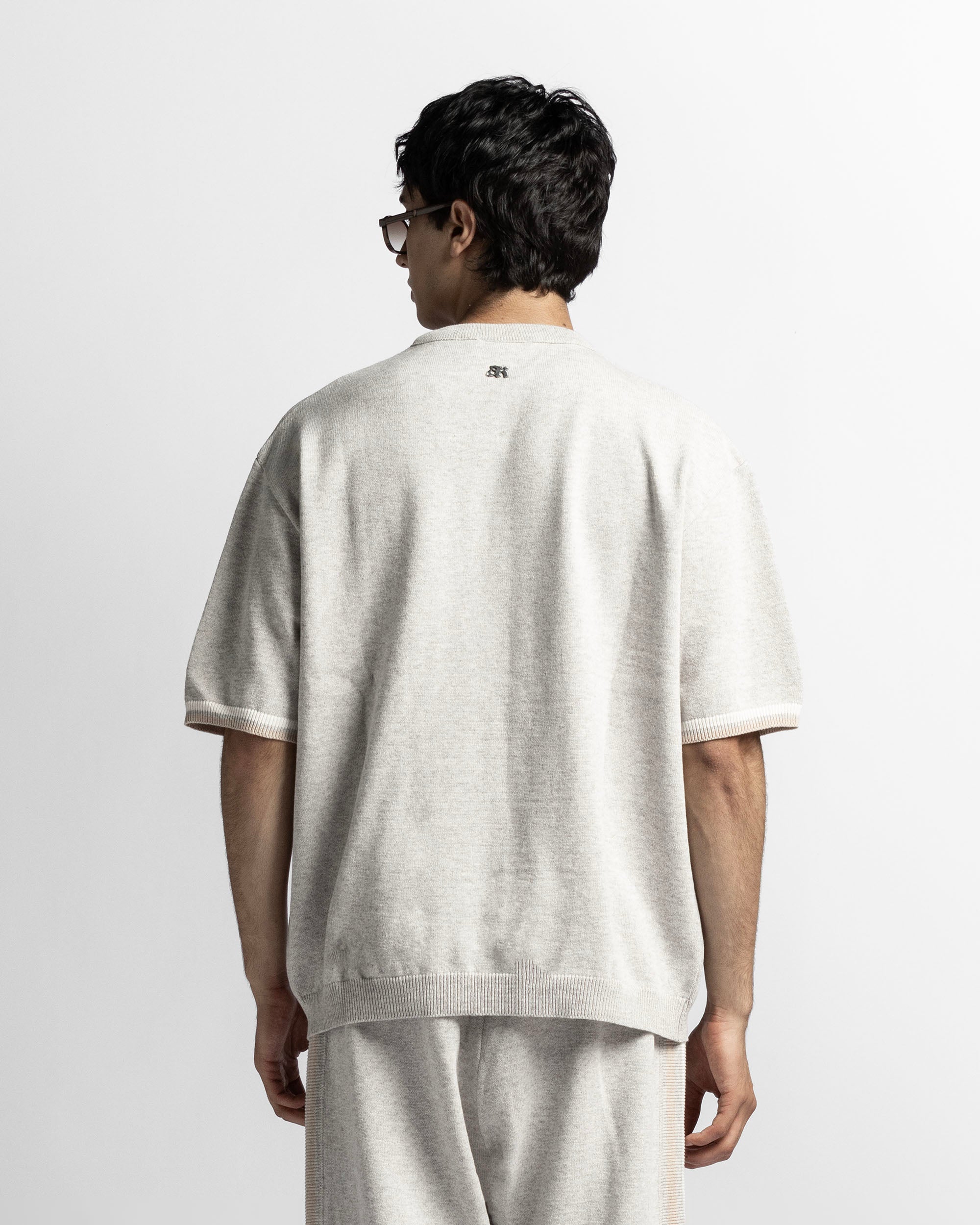 Knit Tshirt Gris