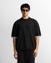 Knit Tshirt Negra