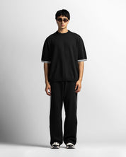 Knit Tshirt Negra