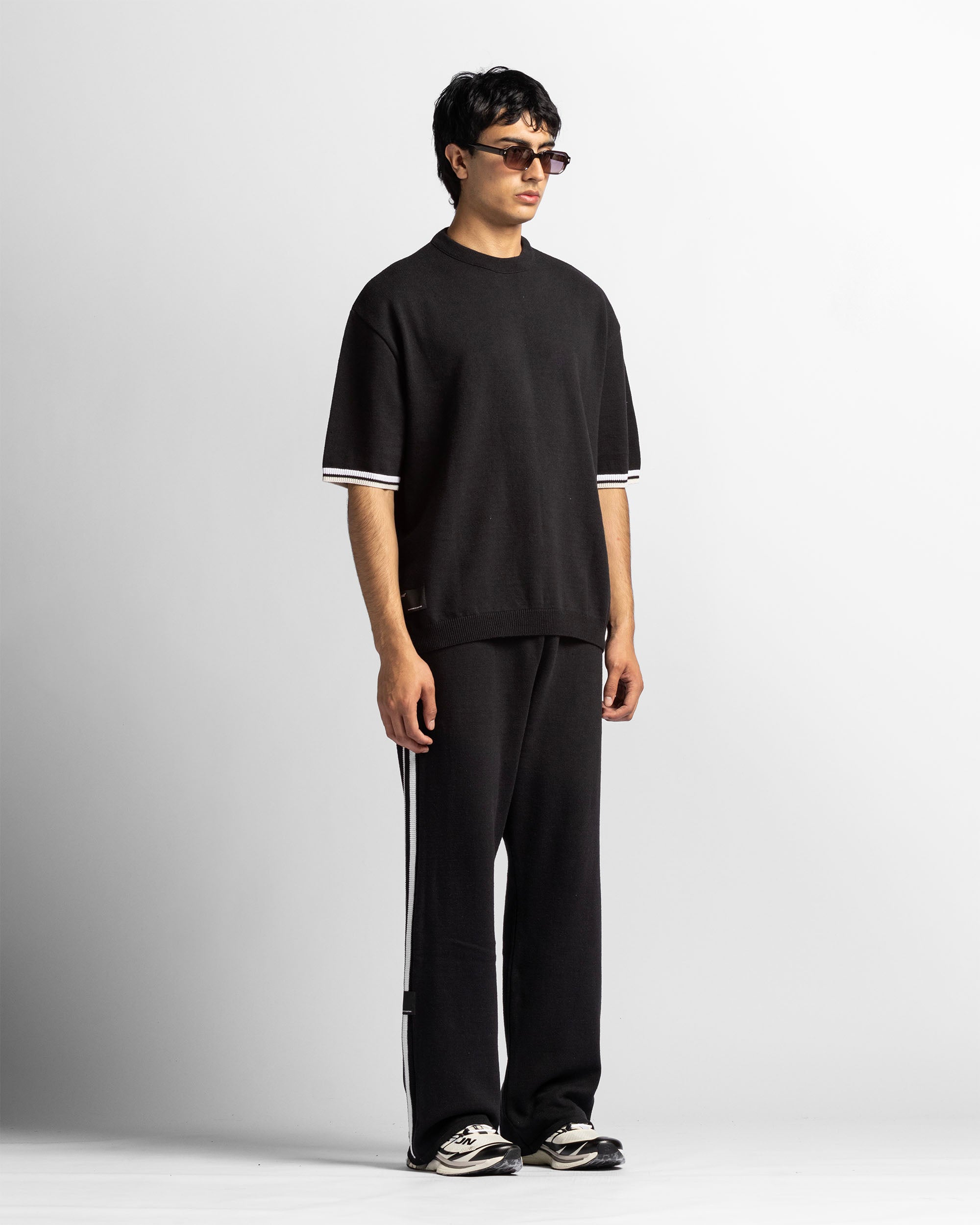 Knit Tshirt Negra