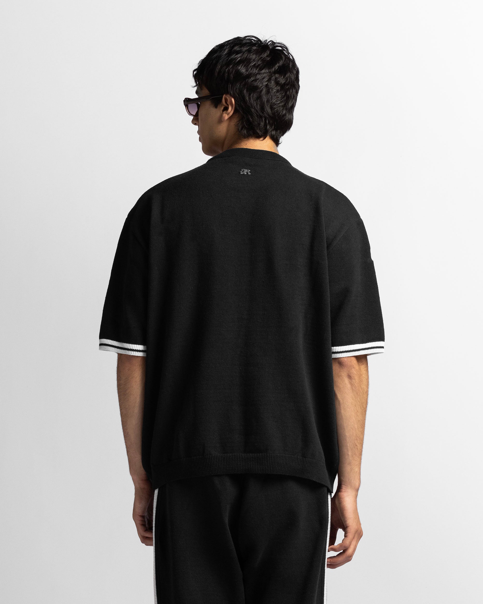 Knit Tshirt Negra