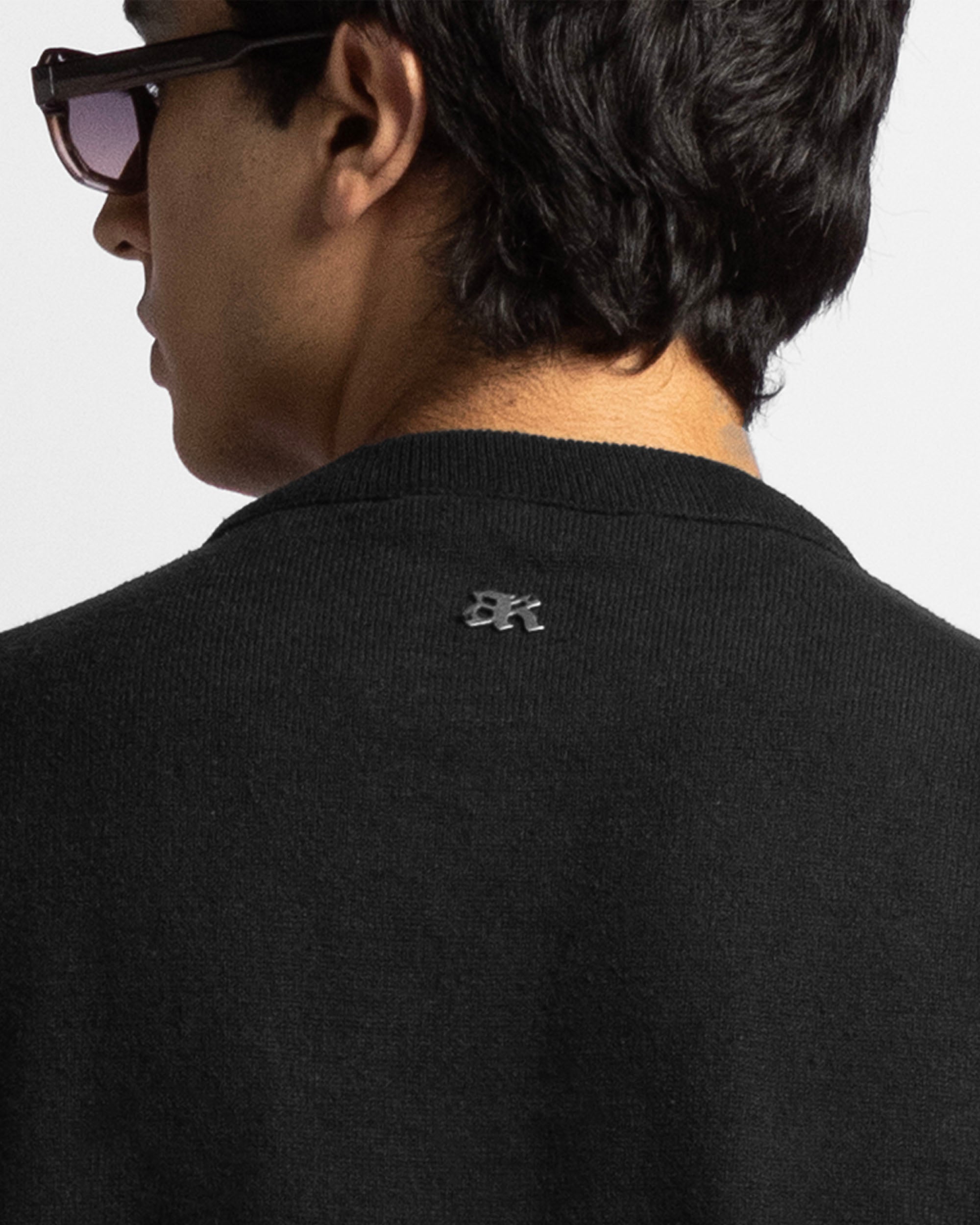 Knit Tshirt Negra