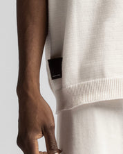 Knit Polo Beige
