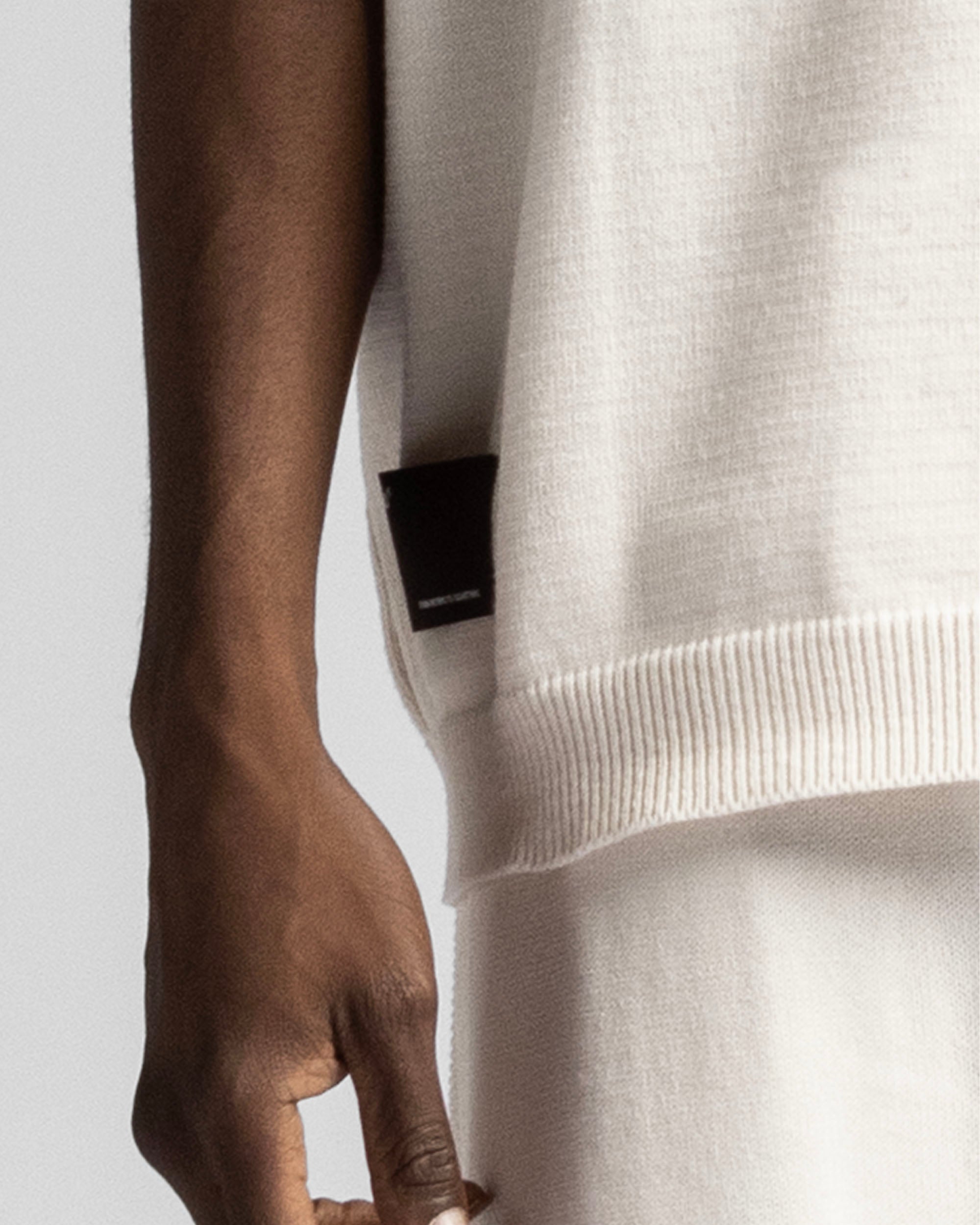 Knit Polo Beige