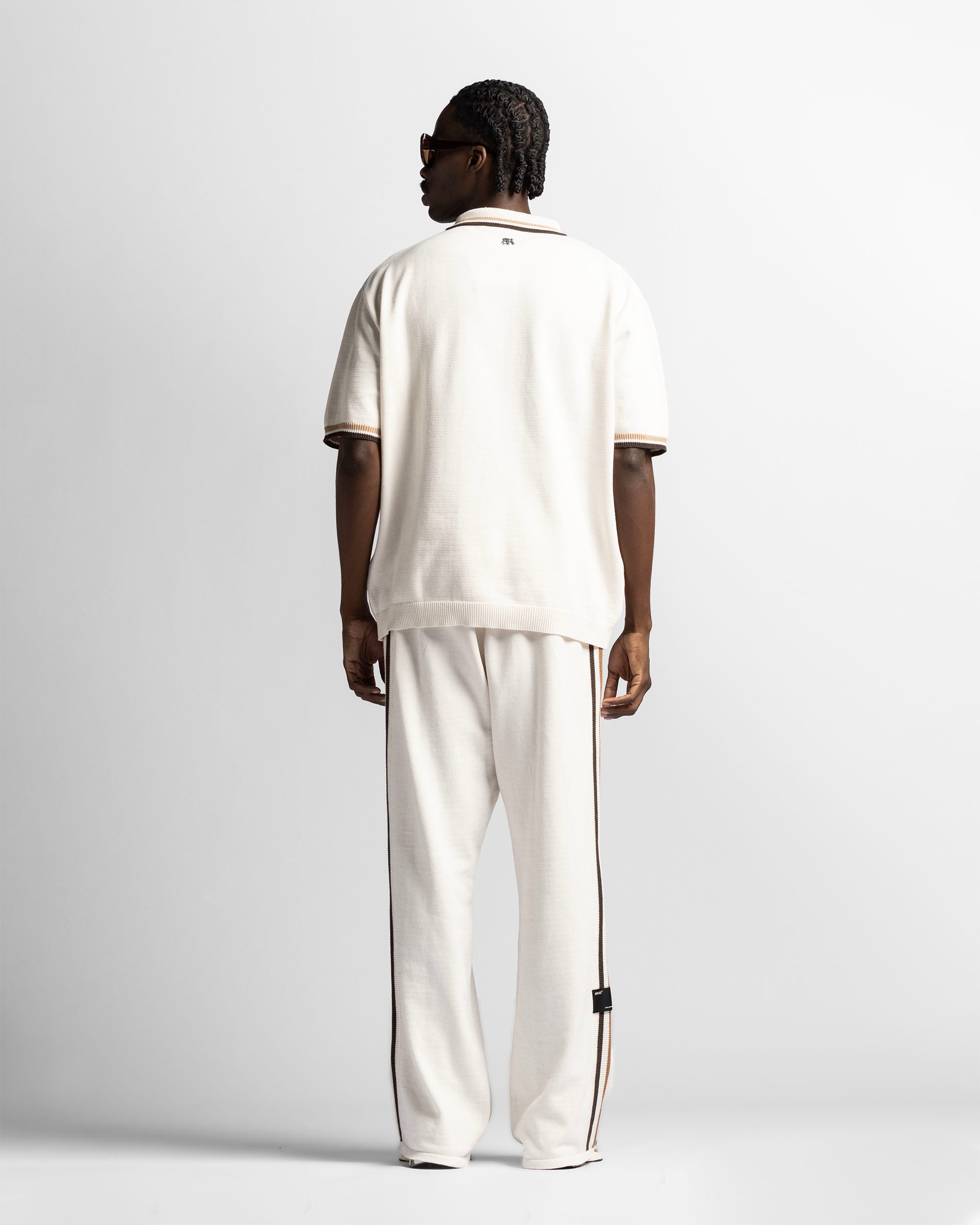 Knit Polo Beige