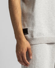 Knit Polo Gris