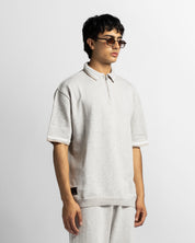 Knit Polo Gris