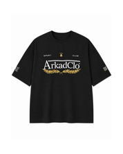 Tshirt Oversize Negra Arkad Clo