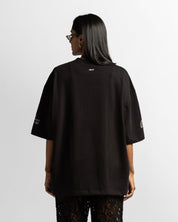 Tshirt Oversize Negra Arkad Clo - Unisex
