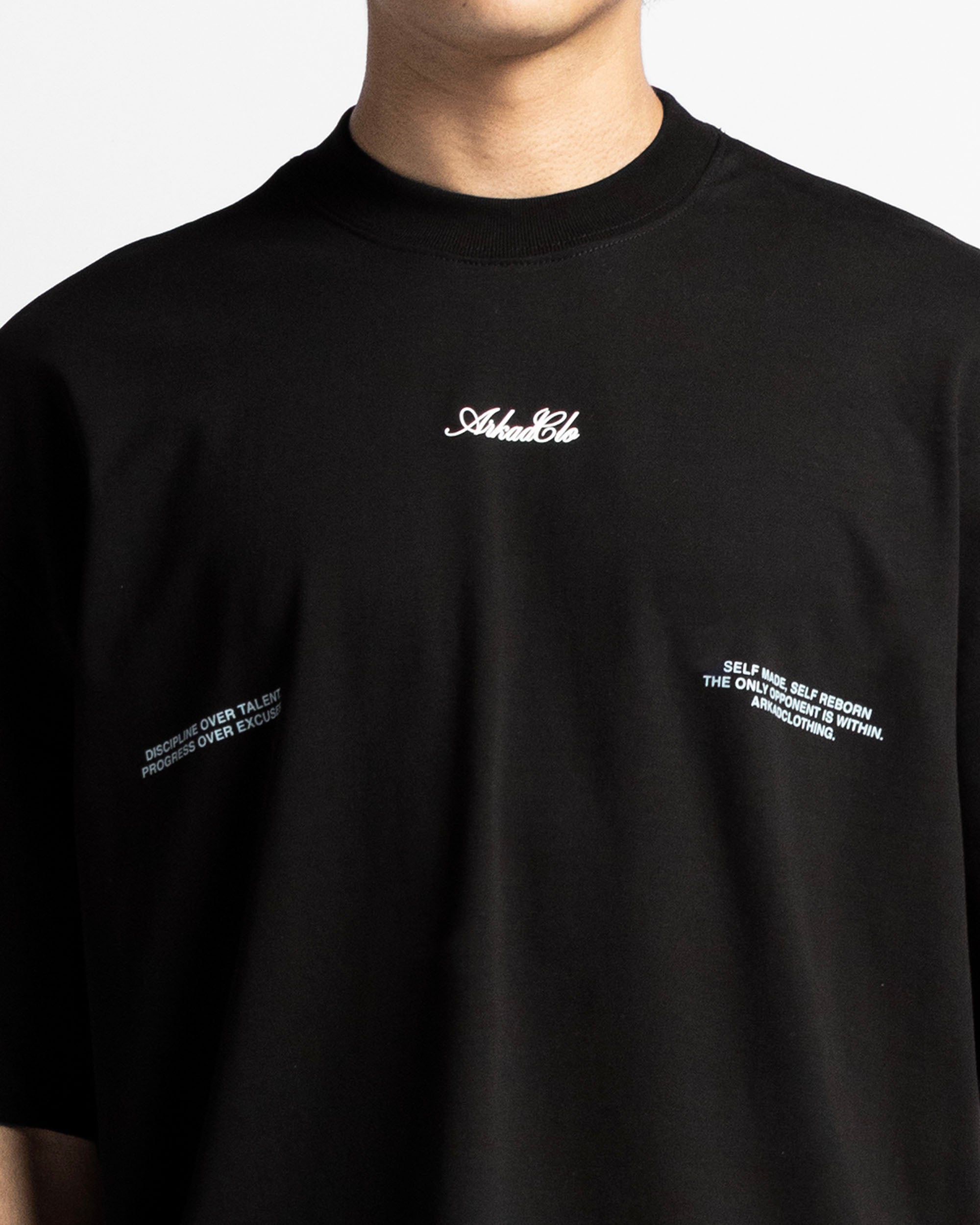 Tshirt Oversize Negra Trophy