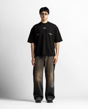 Tshirt Oversize Negra Trophy