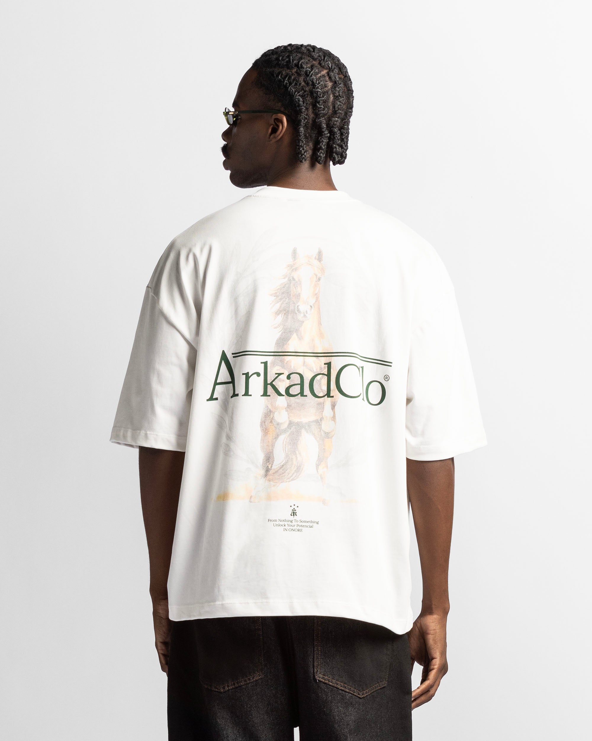 Tshirt Oversize Blanca Horse