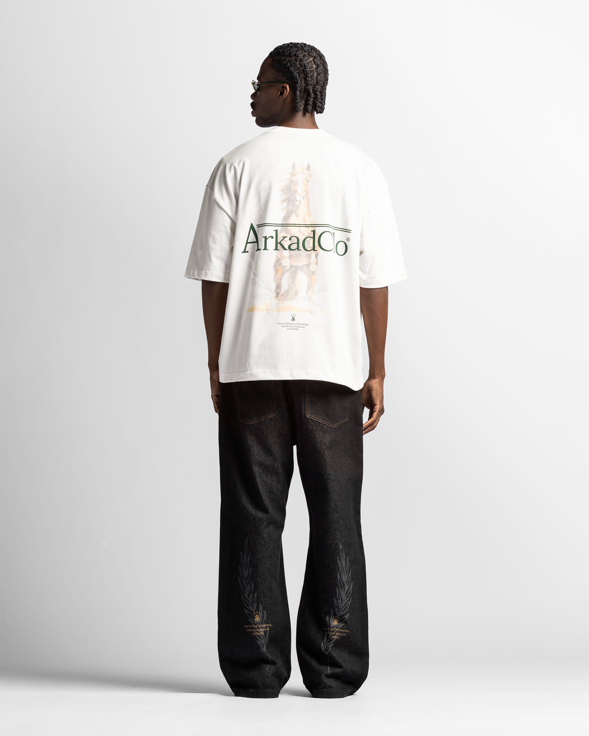 Tshirt Oversize Blanca Horse