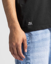 Washed Tshirt Oversize Negra Trophy