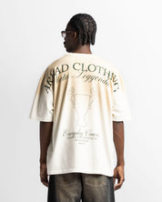 Washed Tshirt Oversize Beige Trophy