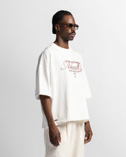 Boxy Fit Tshirt Blanca Arkad Clo Cafe