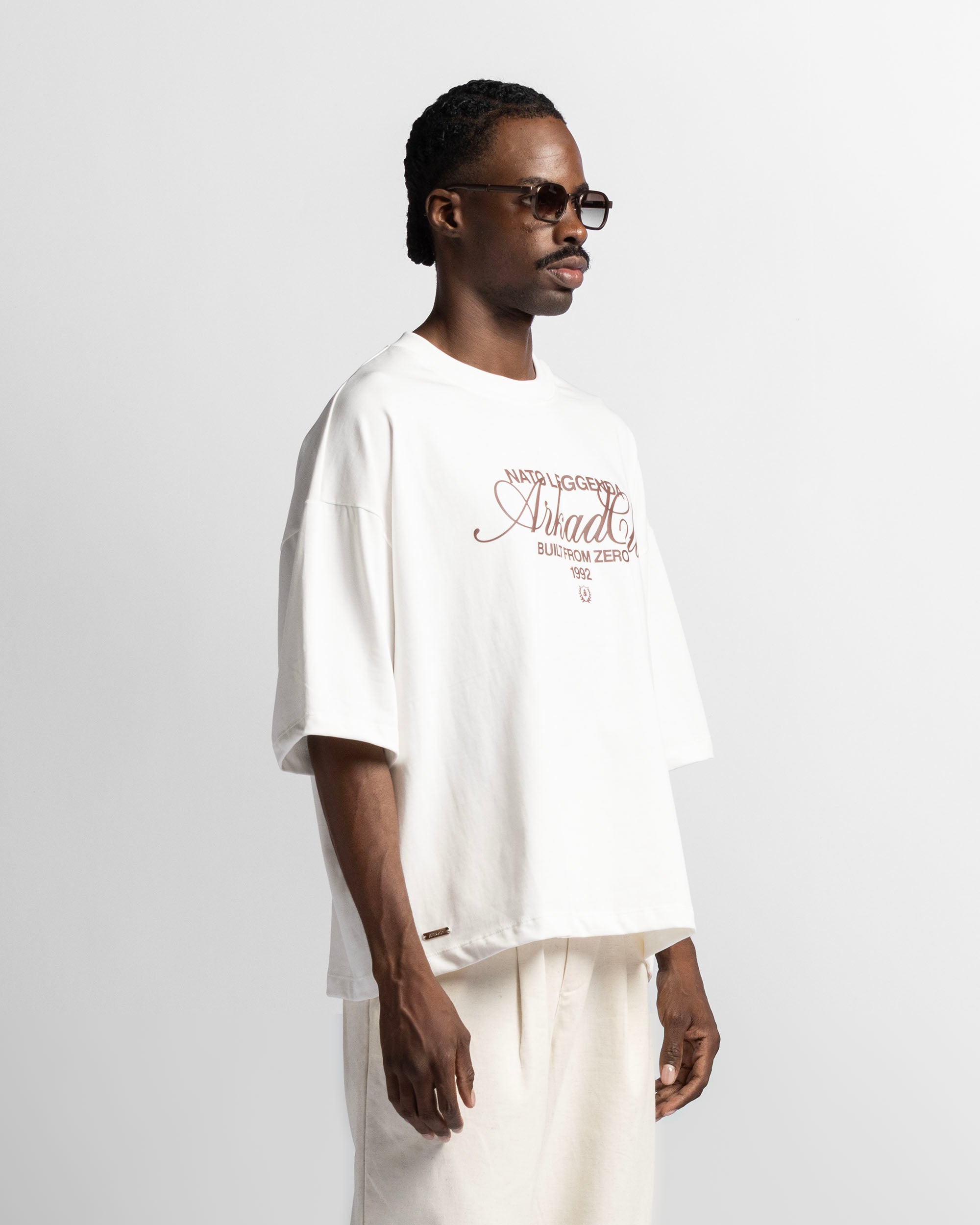 Boxy Fit Tshirt Blanca Arkad Clo Cafe
