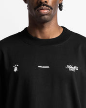 Regular Fit Tshirt Negra Nato Leggenda