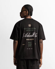 Regular Fit Tshirt Negra Nato Leggenda