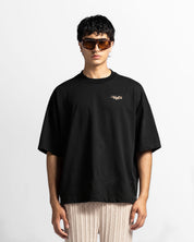 Boxy Fit Tshirt Negra Arkad Clo