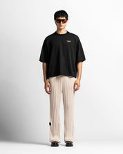 Braided Knit Pant Khaki