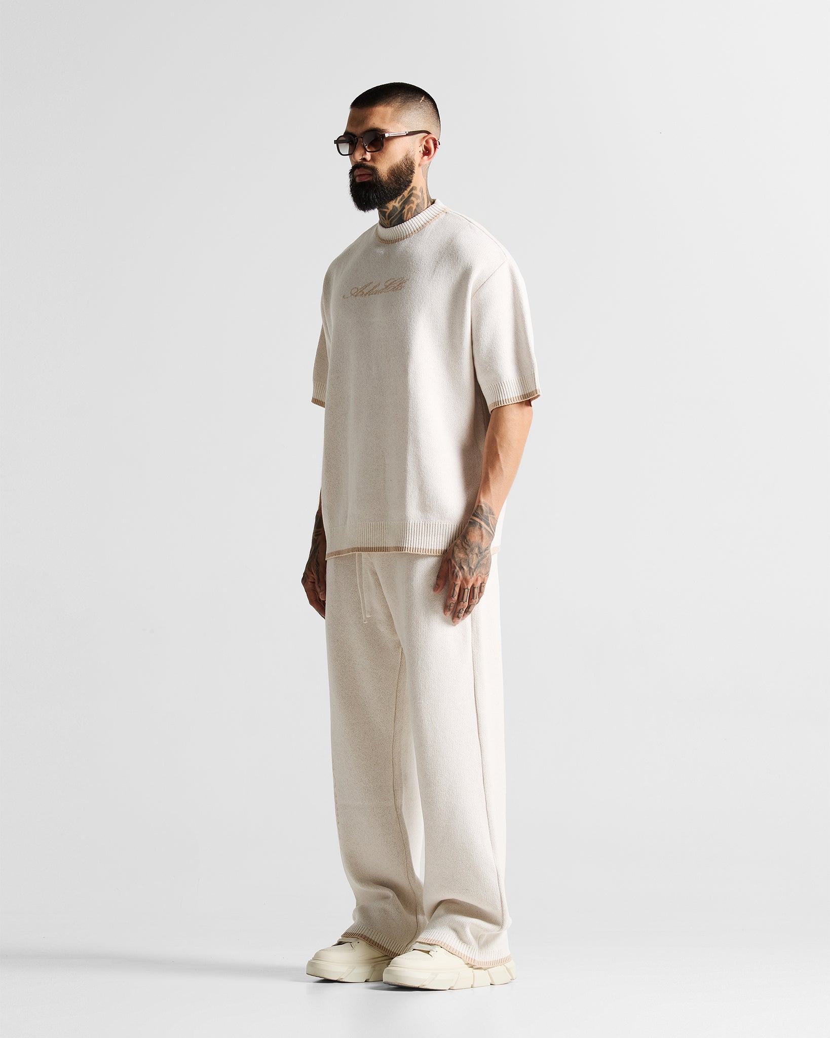 Knit Tshirt Hustler Crema