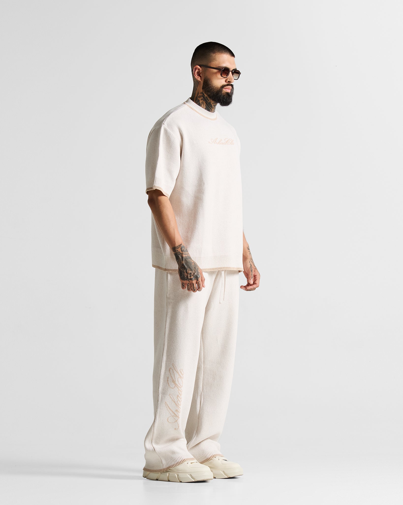 Knit Tshirt Hustler Crema