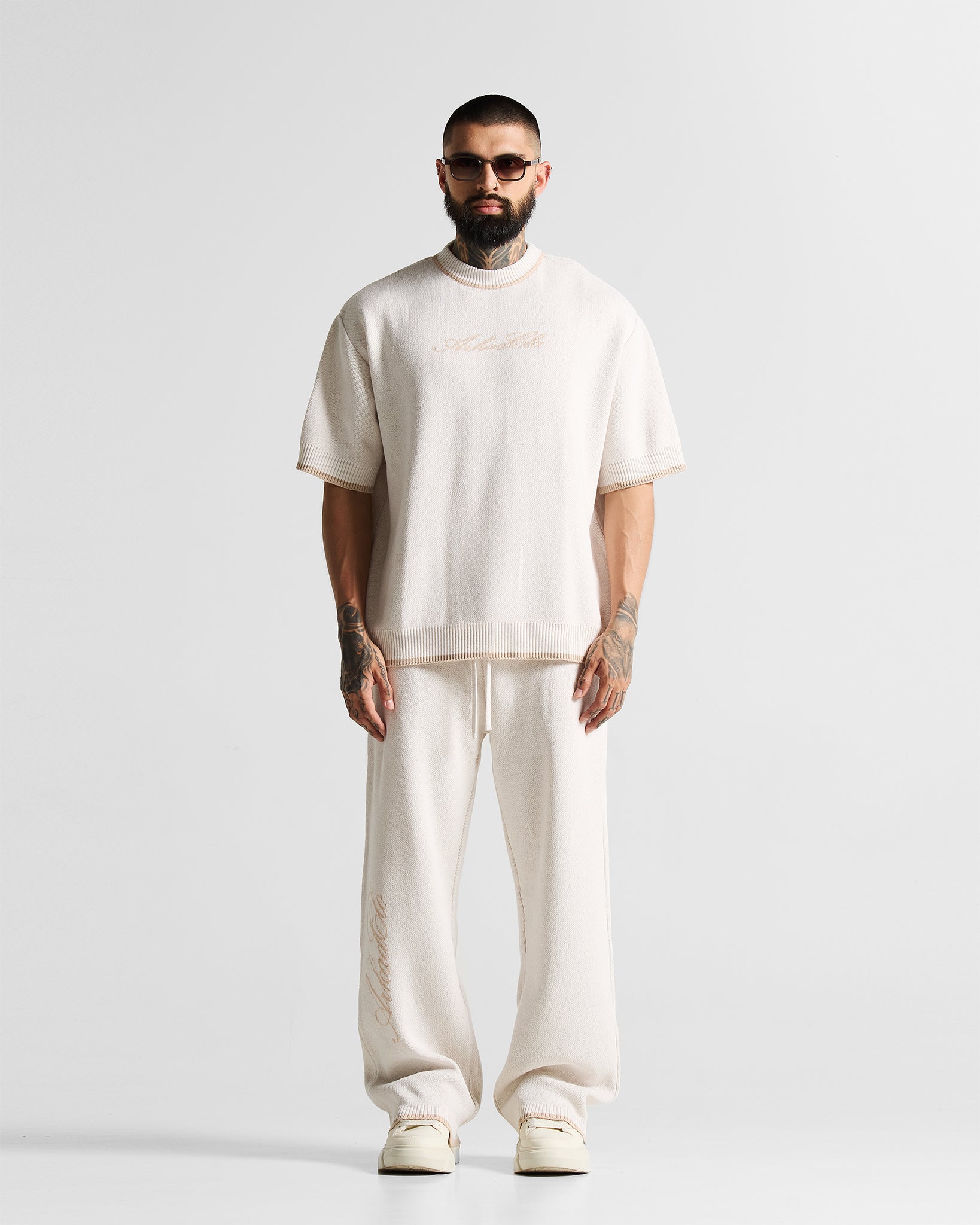 Knit Tshirt Hustler Crema